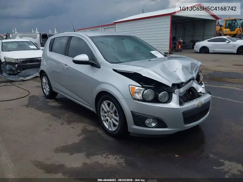 2012 Chevrolet Sonic 2Lt VIN: 1G1JC6SH5C4168742 Lot: 45446403