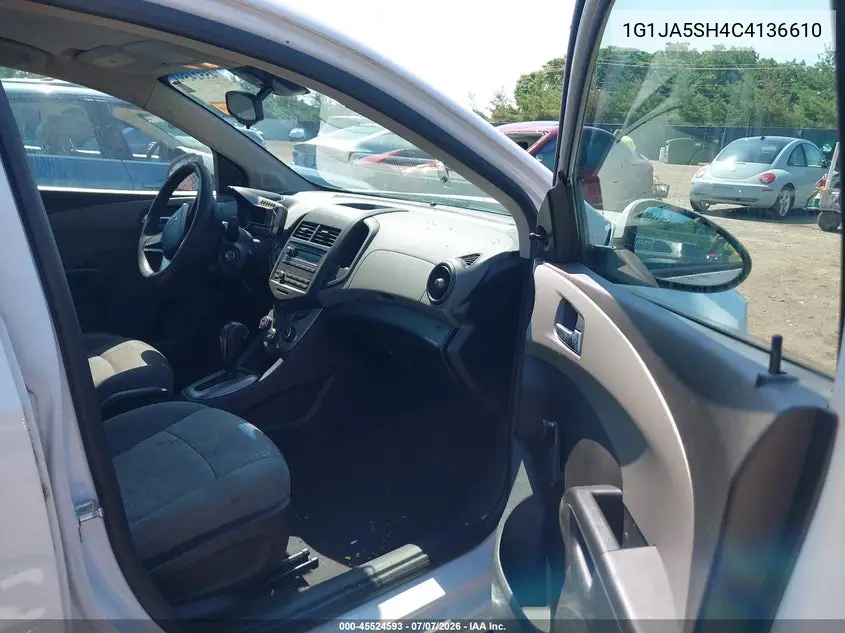 2012 Chevrolet Sonic 2Ls VIN: 1G1JA5SH4C4136610 Lot: 45524593