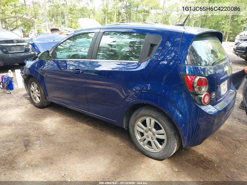 2012 Chevrolet Sonic 2Lt VIN: 1G1JC6SH6C4220086 Lot: 45607637