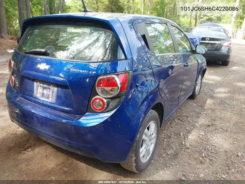 2012 Chevrolet Sonic 2Lt VIN: 1G1JC6SH6C4220086 Lot: 45607637