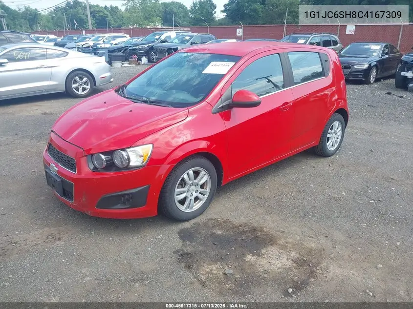 2012 Chevrolet Sonic 2Lt VIN: 1G1JC6SH8C4167309 Lot: 45617315