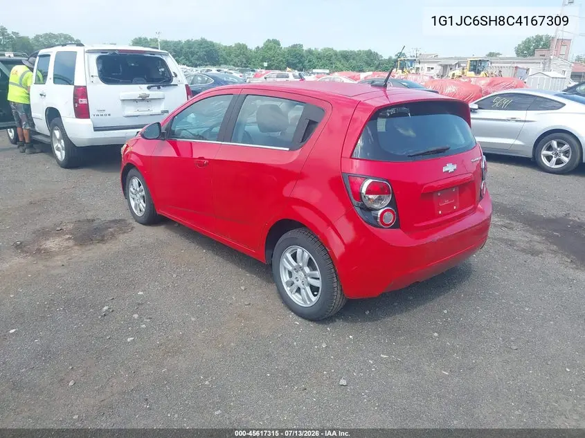 2012 Chevrolet Sonic 2Lt VIN: 1G1JC6SH8C4167309 Lot: 45617315