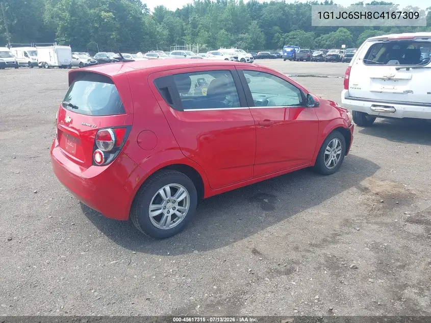 2012 Chevrolet Sonic 2Lt VIN: 1G1JC6SH8C4167309 Lot: 45617315