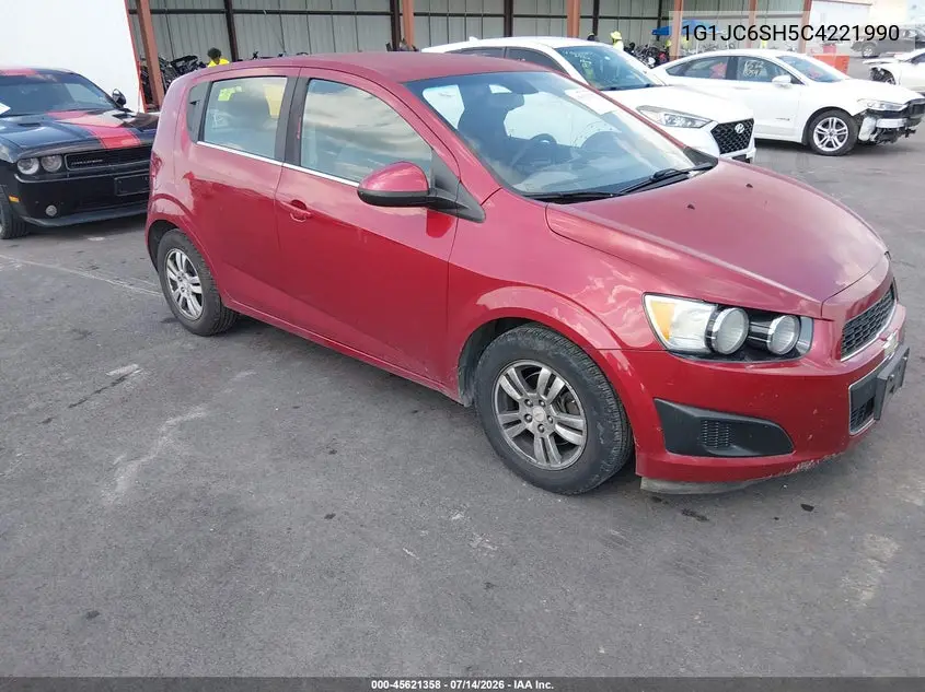 2012 Chevrolet Sonic 2Lt VIN: 1G1JC6SH5C4221990 Lot: 45621358