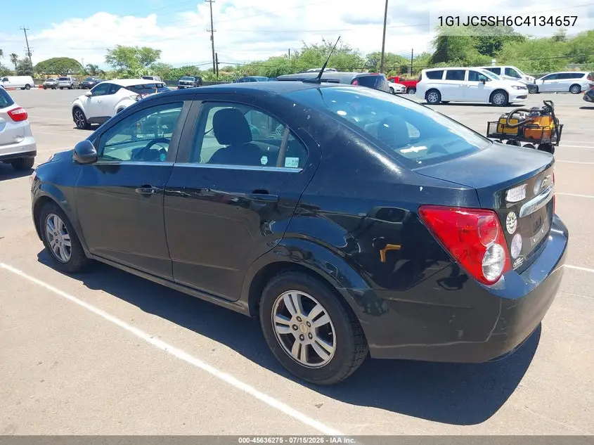 2012 Chevrolet Sonic 2Lt VIN: 1G1JC5SH6C4134657 Lot: 45636275