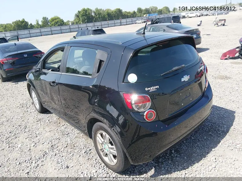 2012 Chevrolet Sonic 2Lt VIN: 1G1JC6SH6C4186912 Lot: 45657313