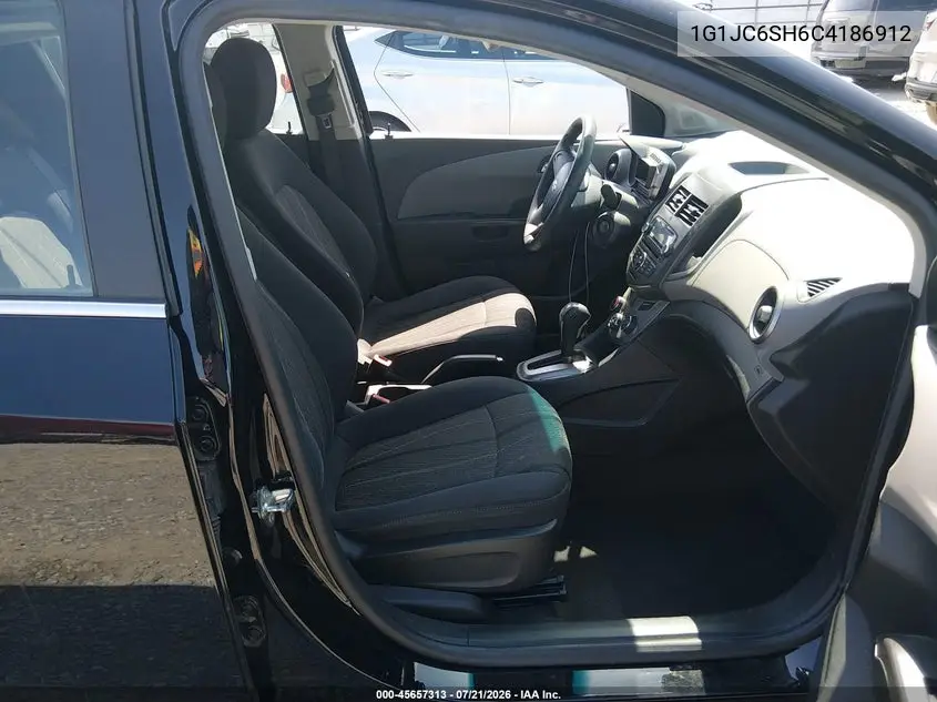2012 Chevrolet Sonic 2Lt VIN: 1G1JC6SH6C4186912 Lot: 45657313