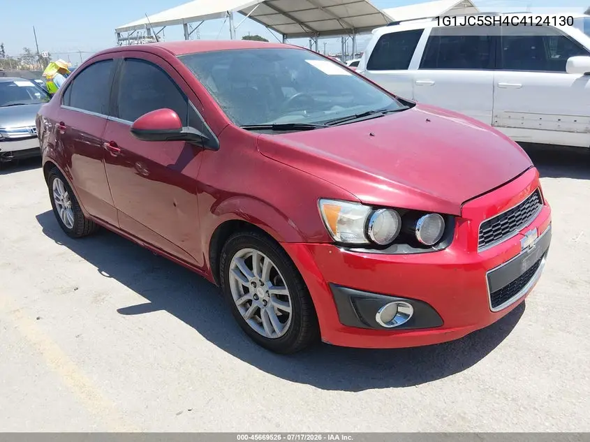 2012 Chevrolet Sonic 2Lt VIN: 1G1JC5SH4C4124130 Lot: 45669526