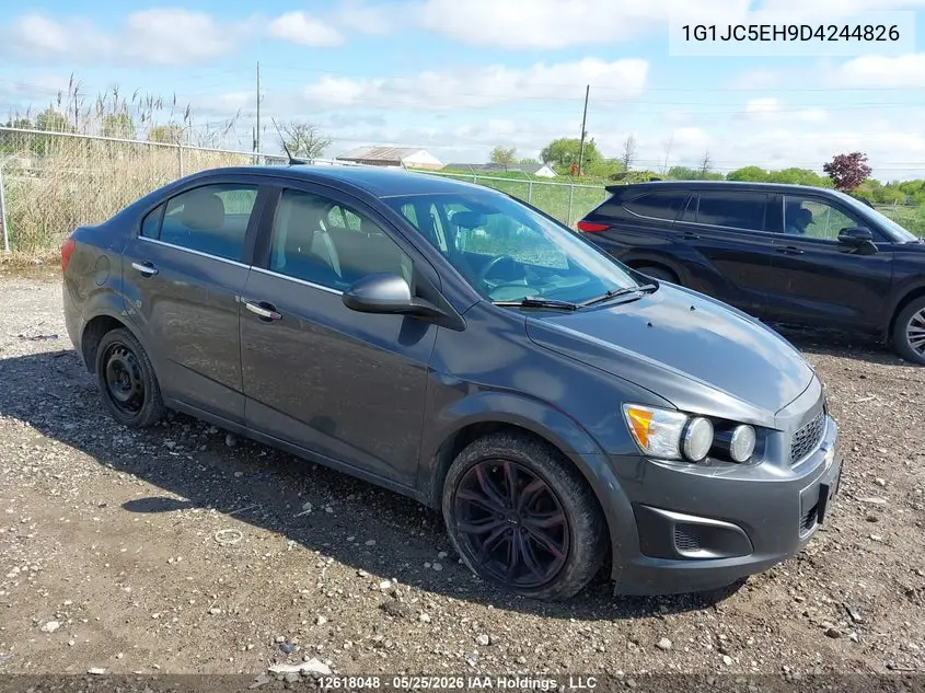 2013 Chevrolet Sonic Lt VIN: 1G1JC5EH9D4244826 Lot: 12618048