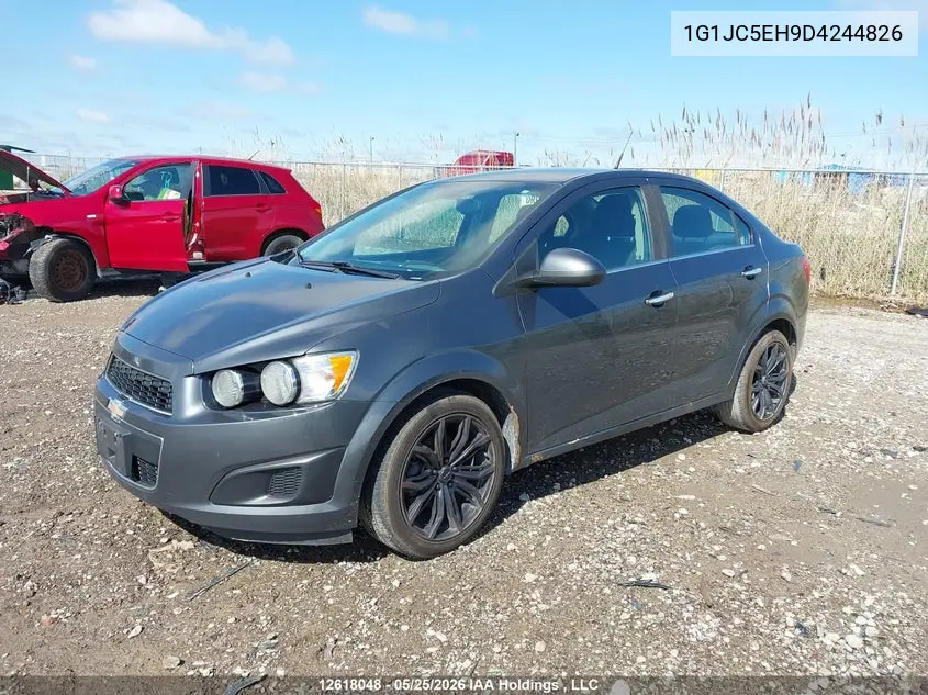 2013 Chevrolet Sonic Lt VIN: 1G1JC5EH9D4244826 Lot: 12618048