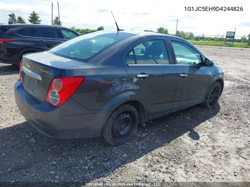 2013 Chevrolet Sonic Lt VIN: 1G1JC5EH9D4244826 Lot: 12618048