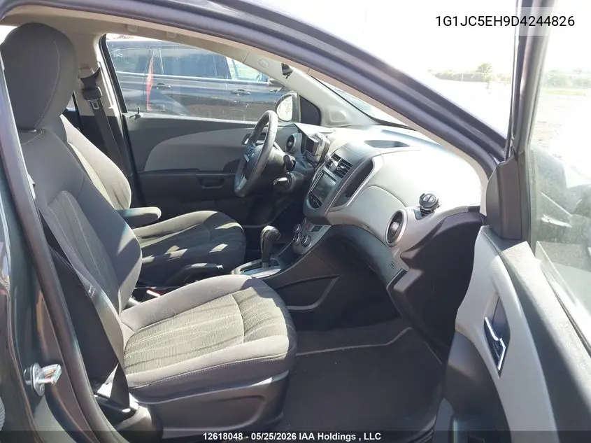 2013 Chevrolet Sonic Lt VIN: 1G1JC5EH9D4244826 Lot: 12618048