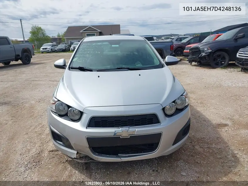 2013 Chevrolet Sonic Ls VIN: 1G1JA5EH7D4248136 Lot: 12623903
