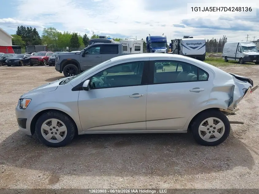 2013 Chevrolet Sonic Ls VIN: 1G1JA5EH7D4248136 Lot: 12623903