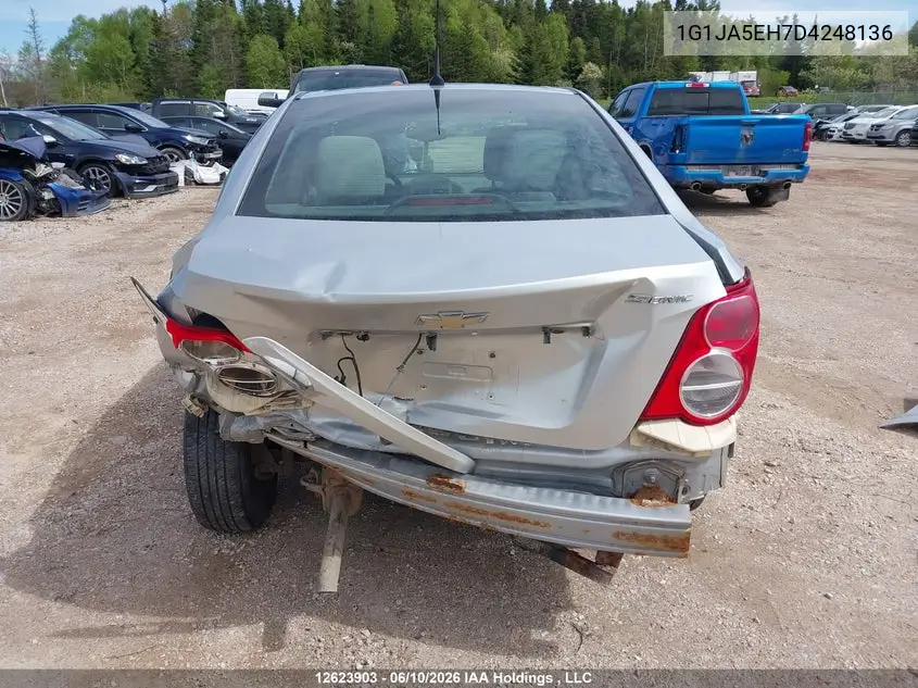 2013 Chevrolet Sonic Ls VIN: 1G1JA5EH7D4248136 Lot: 12623903