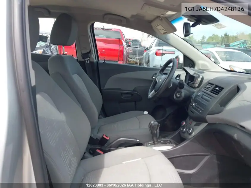 2013 Chevrolet Sonic Ls VIN: 1G1JA5EH7D4248136 Lot: 12623903