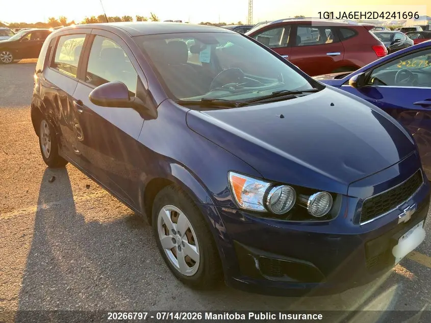 2013 Chevrolet Sonic Ls VIN: 1G1JA6EH2D4241696 Lot: 20266797