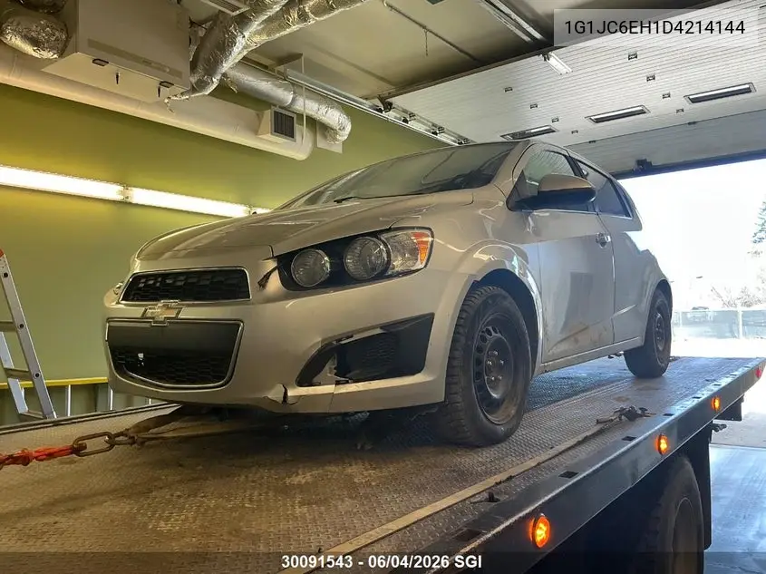 2013 Chevrolet Sonic Lt VIN: 1G1JC6EH1D4214144 Lot: 30091543