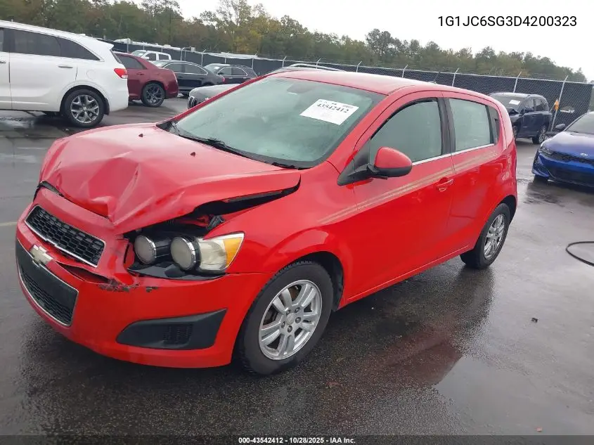 1G1JC6SG3D4200323 2013 Chevrolet Sonic Lt Auto