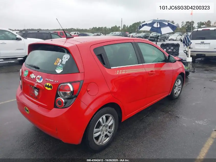1G1JC6SG3D4200323 2013 Chevrolet Sonic Lt Auto