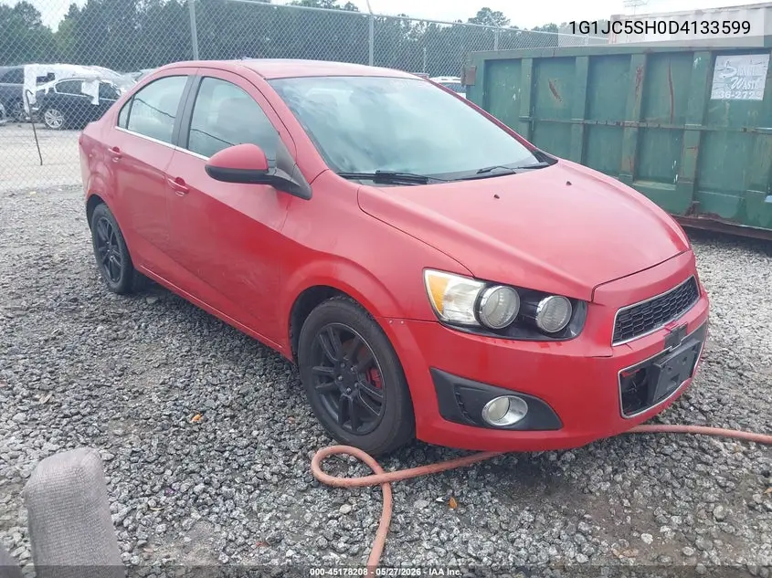 2013 Chevrolet Sonic Lt Auto VIN: 1G1JC5SH0D4133599 Lot: 45178208
