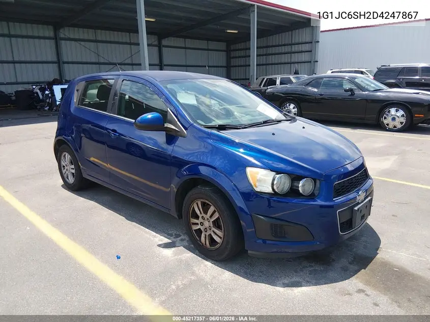 2013 Chevrolet Sonic Lt Auto VIN: 1G1JC6SH2D4247867 Lot: 45217357