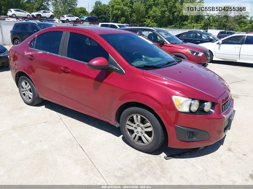2013 Chevrolet Sonic Lt Auto VIN: 1G1JC5SB5D4255368 Lot: 45274224