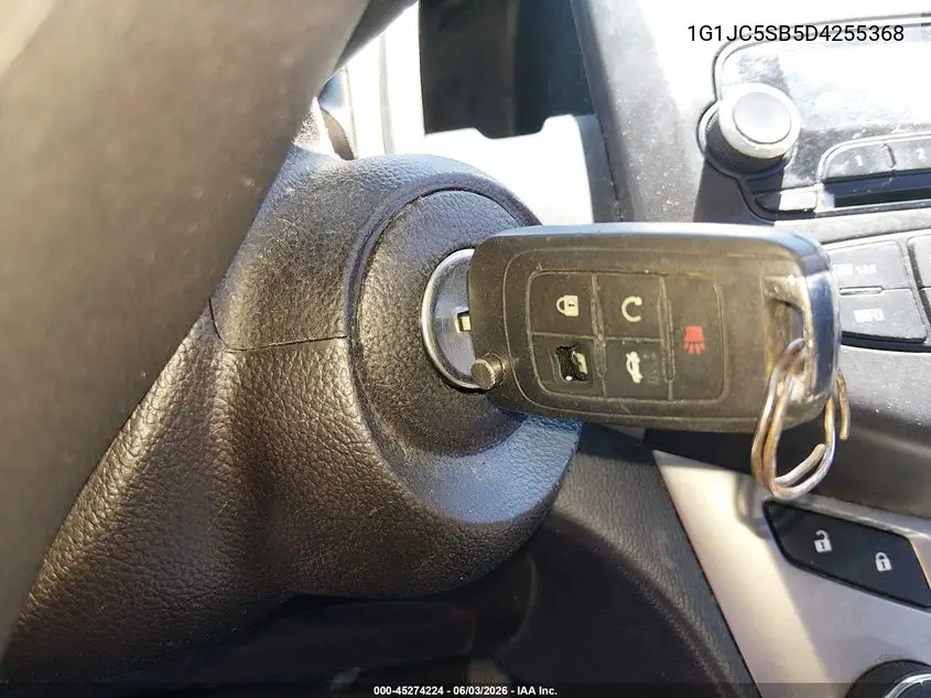 2013 Chevrolet Sonic Lt Auto VIN: 1G1JC5SB5D4255368 Lot: 45274224