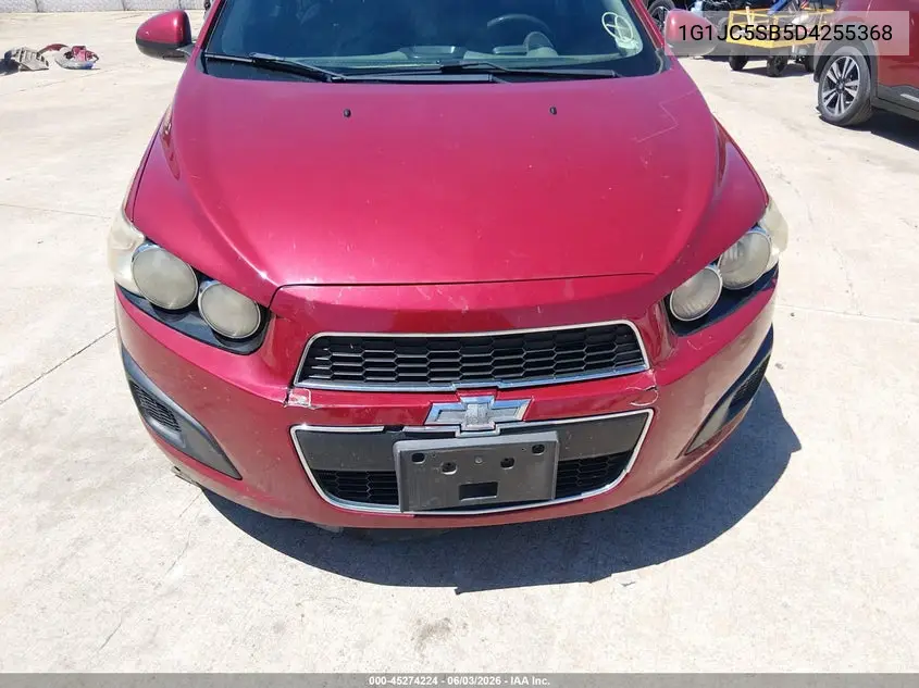 2013 Chevrolet Sonic Lt Auto VIN: 1G1JC5SB5D4255368 Lot: 45274224