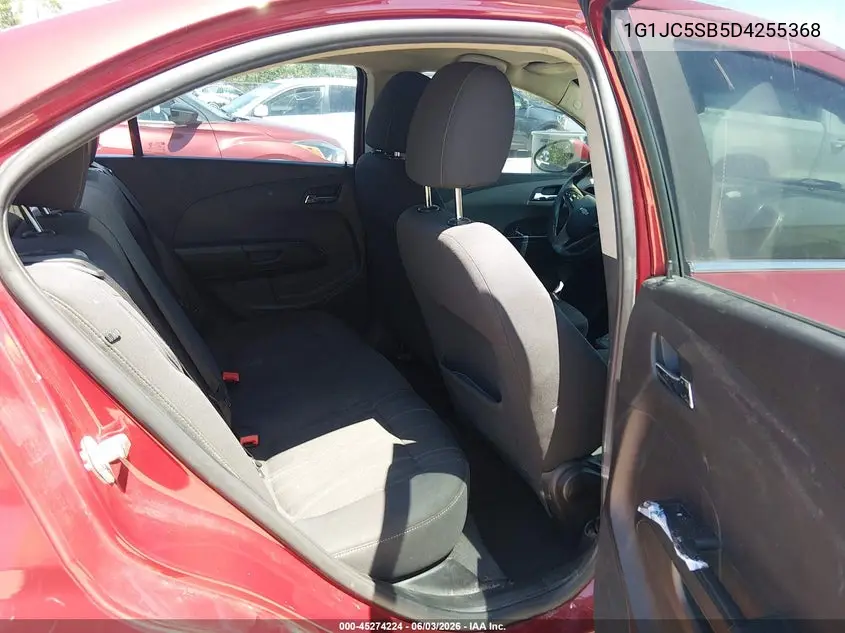 2013 Chevrolet Sonic Lt Auto VIN: 1G1JC5SB5D4255368 Lot: 45274224