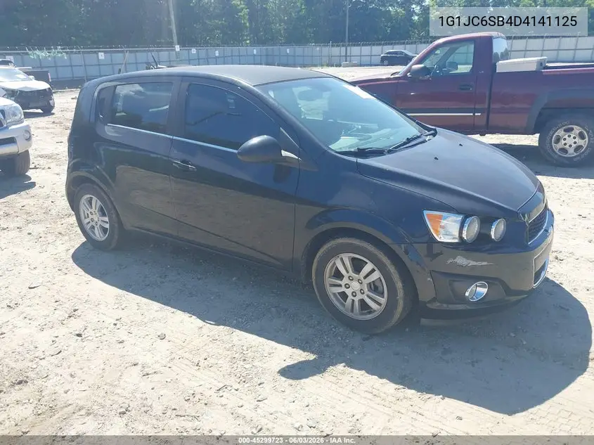 2013 Chevrolet Sonic Lt Auto VIN: 1G1JC6SB4D4141125 Lot: 45299723