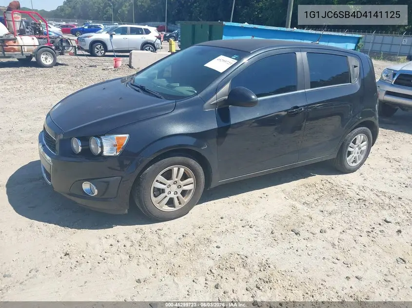 2013 Chevrolet Sonic Lt Auto VIN: 1G1JC6SB4D4141125 Lot: 45299723
