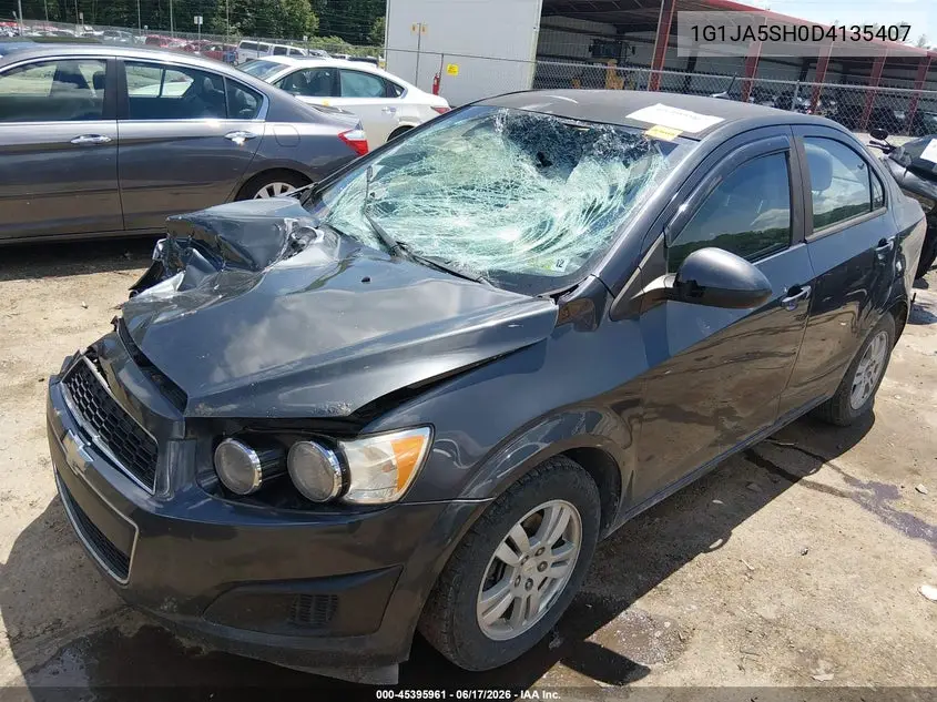 2013 Chevrolet Sonic Ls Auto VIN: 1G1JA5SH0D4135407 Lot: 45395961