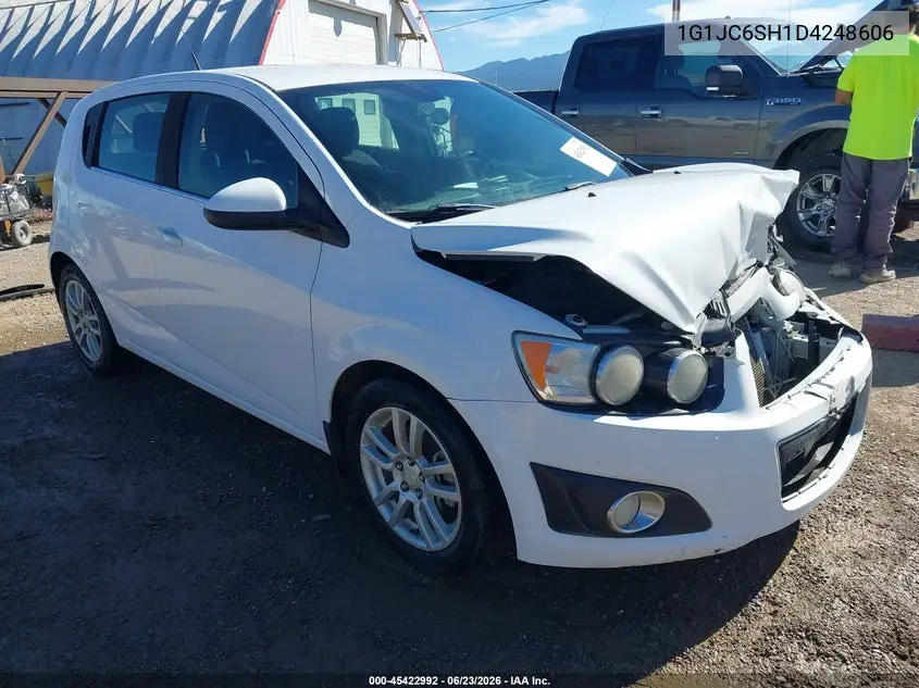 2013 Chevrolet Sonic Lt Auto VIN: 1G1JC6SH1D4248606 Lot: 45422992