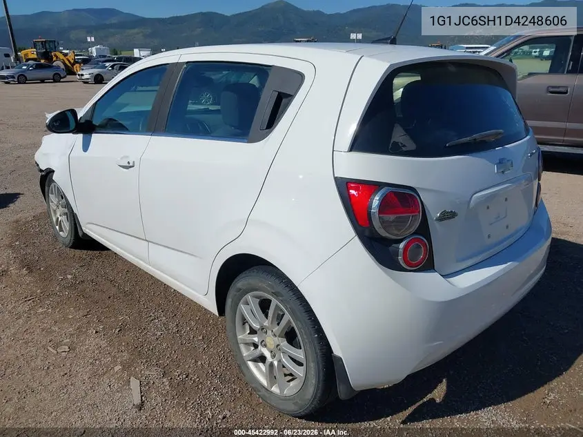 2013 Chevrolet Sonic Lt Auto VIN: 1G1JC6SH1D4248606 Lot: 45422992