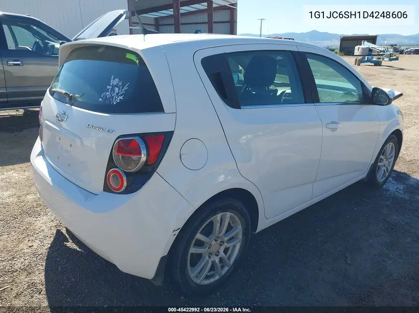 2013 Chevrolet Sonic Lt Auto VIN: 1G1JC6SH1D4248606 Lot: 45422992