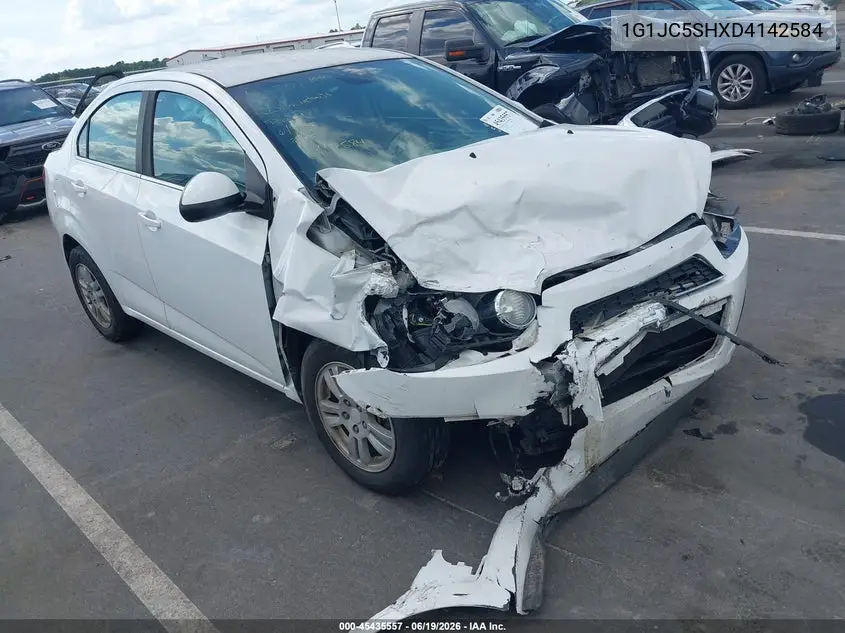2013 Chevrolet Sonic Lt Auto VIN: 1G1JC5SHXD4142584 Lot: 45435557