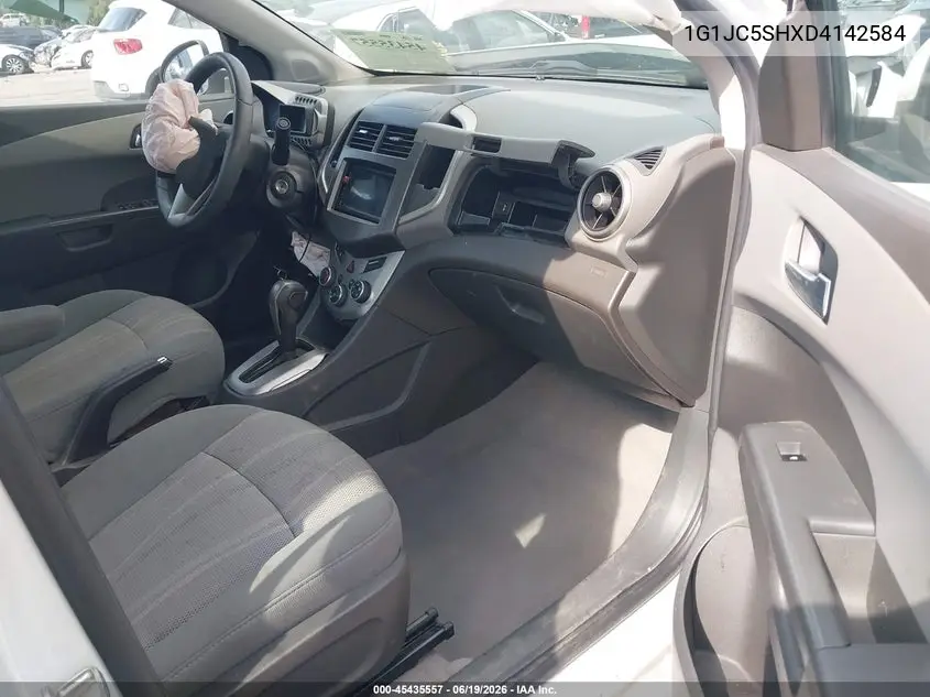 2013 Chevrolet Sonic Lt Auto VIN: 1G1JC5SHXD4142584 Lot: 45435557