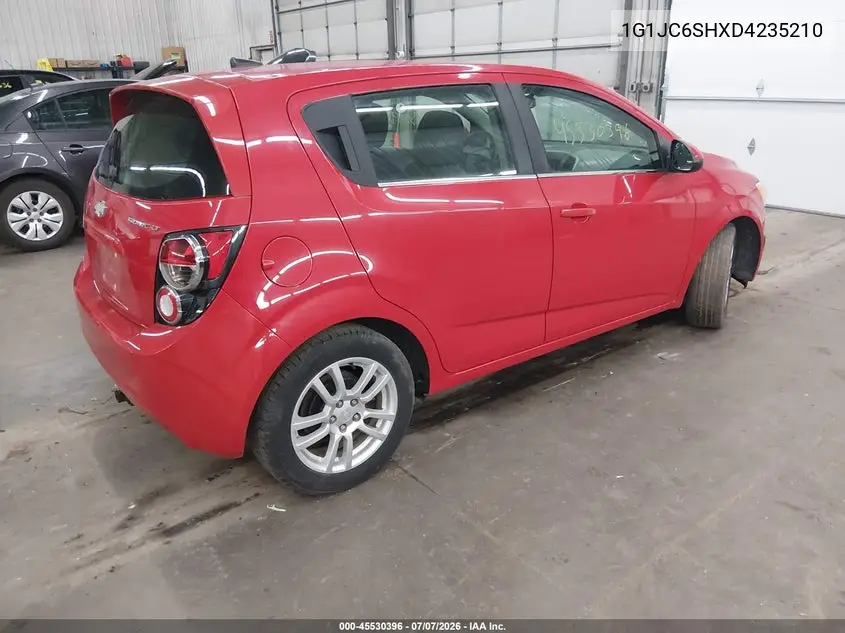 2013 Chevrolet Sonic Lt Auto VIN: 1G1JC6SHXD4235210 Lot: 45530396