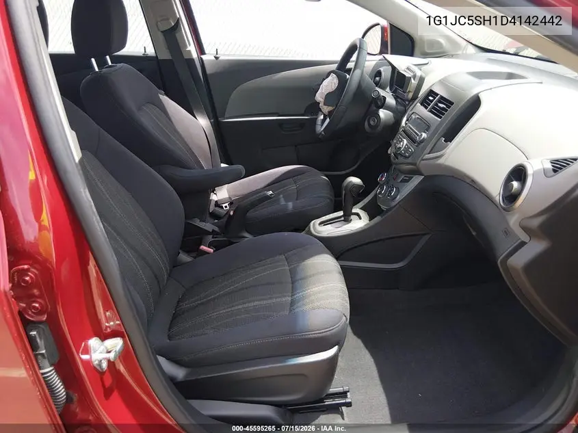2013 Chevrolet Sonic Lt Auto VIN: 1G1JC5SH1D4142442 Lot: 45595265