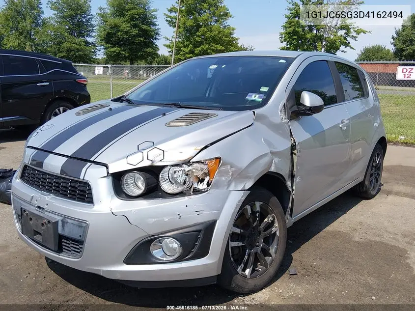2013 Chevrolet Sonic Lt Auto VIN: 1G1JC6SG3D4162494 Lot: 45616185