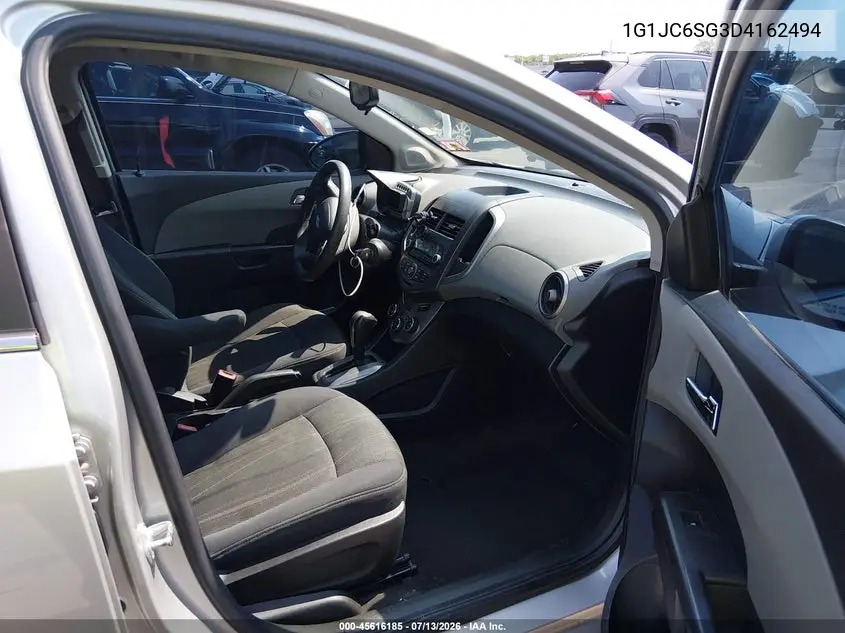 2013 Chevrolet Sonic Lt Auto VIN: 1G1JC6SG3D4162494 Lot: 45616185