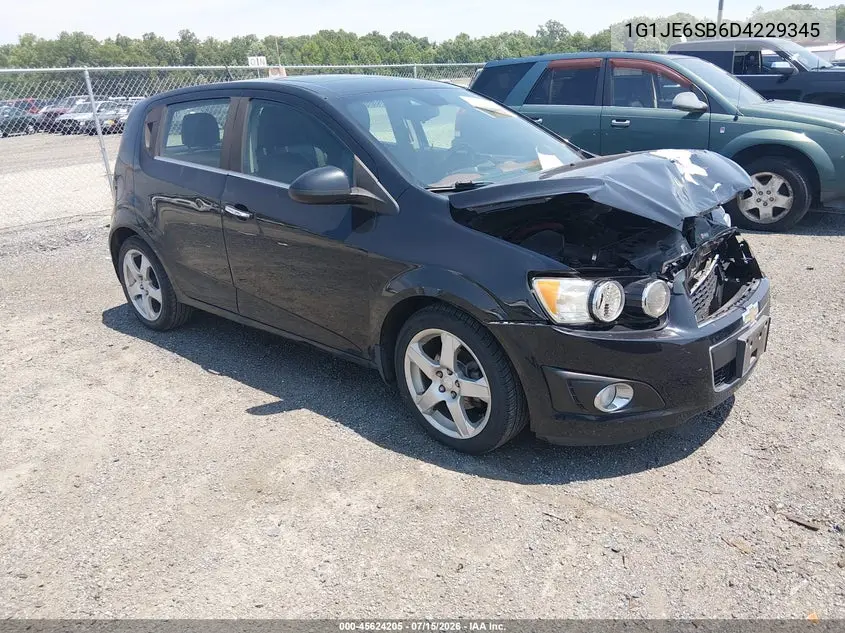 2013 Chevrolet Sonic Ltz Auto VIN: 1G1JE6SB6D4229345 Lot: 45624205