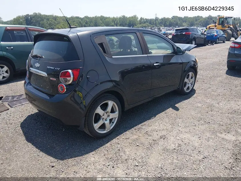 2013 Chevrolet Sonic Ltz Auto VIN: 1G1JE6SB6D4229345 Lot: 45624205