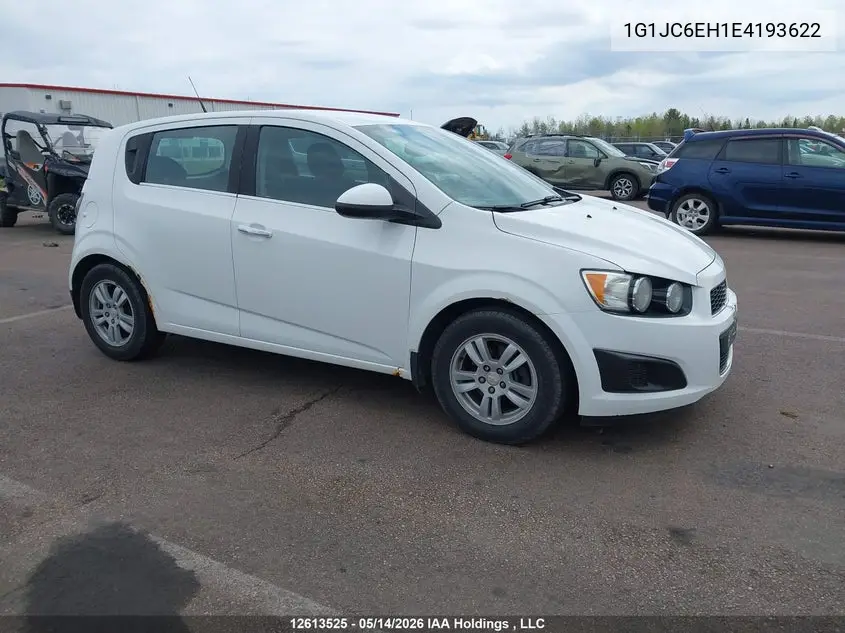 2014 Chevrolet Sonic Lt Auto VIN: 1G1JC6EH1E4193622 Lot: 12613525