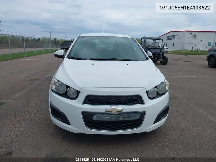 2014 Chevrolet Sonic Lt Auto VIN: 1G1JC6EH1E4193622 Lot: 12613525