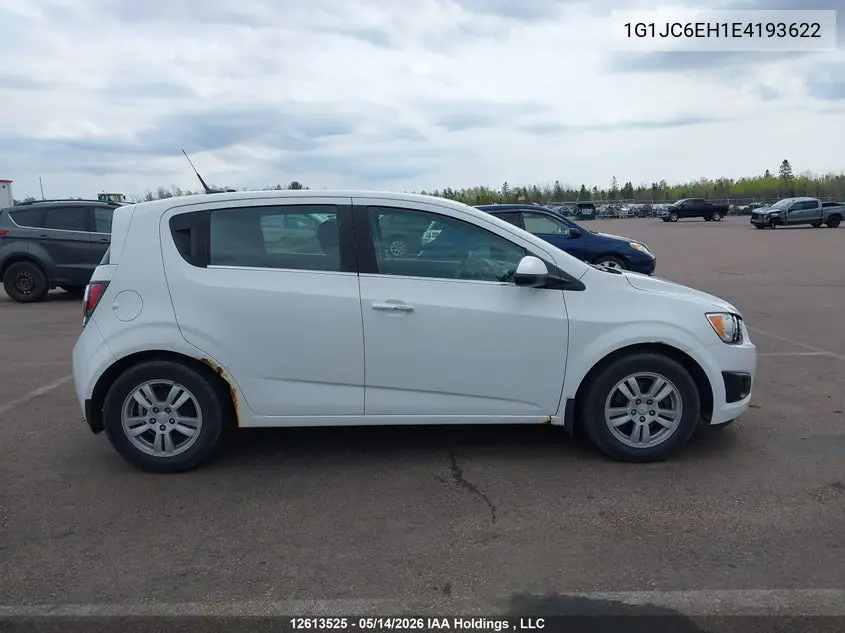2014 Chevrolet Sonic Lt Auto VIN: 1G1JC6EH1E4193622 Lot: 12613525