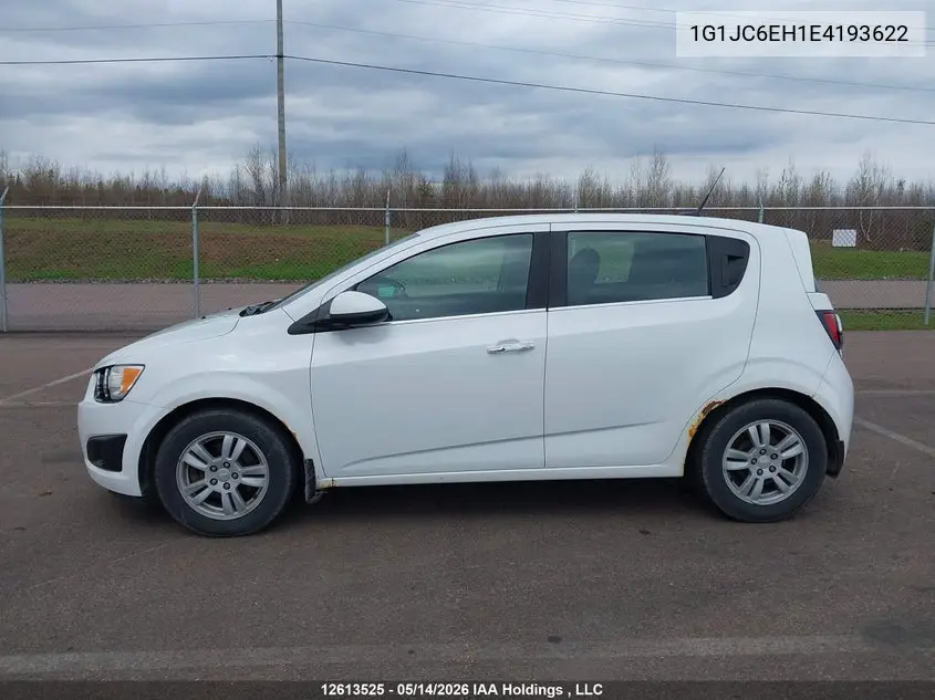 2014 Chevrolet Sonic Lt Auto VIN: 1G1JC6EH1E4193622 Lot: 12613525