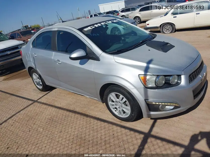 2014 Chevrolet Sonic Lt Auto VIN: 1G1JC5SG3E4189593 Lot: 45243557