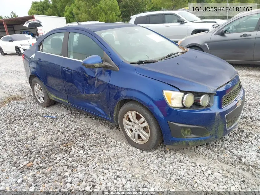 2014 Chevrolet Sonic Lt Auto VIN: 1G1JC5SH4E4181463 Lot: 45260750